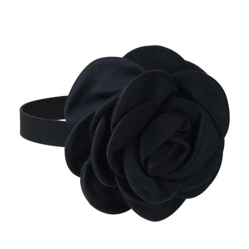  big flowers ladyhoker necklace  romantic Cloth circle