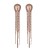 occidental style exaggerating long style claw chain silver earrings super drop glass diamond ear stud fashion t