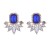 occidental style fashion retro palace wind Alloy diamond earrings woman all-Purpose high