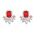 occidental style fashion retro palace wind Alloy diamond earrings woman all-Purpose high