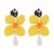 exaggerating long style multilayer flowers earrings Alloy drop Pearlearrings