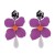 exaggerating long style multilayer flowers earrings Alloy drop Pearlearrings