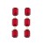 occidental style fashion temperament long style multilayer square glass diamond earrings woman samll brief banquet