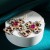  occidental style leopard leather earrings lady retro Alloy diamond cross high earrings Earring