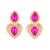 trend retro Metal Irregular earrings multilayer love medium wind gold fashion exaggerating Earring