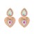 trend retro Metal Irregular earrings multilayer love medium wind gold fashion exaggerating Earring