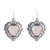 occidental style creative trend earrings woman retro Alloy silver embed turquoise love pendant Earring