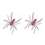 occidental style exaggerating black wind Alloy diamond big spider silver earrings woman personality Halloween