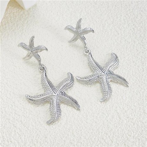 summer retro brief Earring occidental styleins temperament starfish pendant earrings