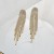 occidental style long style tassel Rhinestone exaggerating earrings  temperament earring personality w