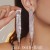 exaggerating personality long tassel earrings woman temperament long style fully-jewelled earring oc