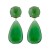 Autumn and Winter occidental style earrings resin Earring woman drop color earring retro
