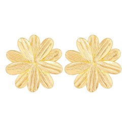 occidental style exaggerating flowers ear stud woman temperament retroins wind..