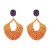 occidental style Rhinestone earrings exaggerating geometry fully-jewelled Earring woman banquet
