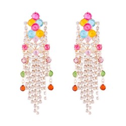 occidental style exaggerating Earring retro personality geometry ear stud full..