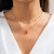 occidental style brief imitate Pearl beads flowers woman temperament leafflower necklace necklace