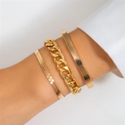 occidental style Metal snake chain surface bangleracelet women ins wind Metal ..