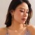 occidental style  temperament diamond claw chain tassel ear stud  fashion Metal snake chain twiningearrings