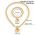 occidental style exaggerating Metal love beads necklace fashion imitate Pearl beads chain womaneckl