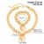occidental style exaggerating Metal love beads necklace fashion imitate Pearl beads chain womaneckl
