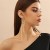 occidental style punk Metal snake chain ear stud woman  personality long style tassel EarringEarrings