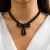 occidental style  temperament imitate Pearl bow necklace  retro all-Purpose beads chain
