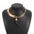 occidental style wind retro personality splice necklace  exaggerating fashion samll chain