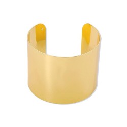 occidental style exaggerating width surface opening bangle  punk wind retro ge..