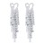 E personality brief fashion love earrings  tassel Rhinestone wind samll Earring woman