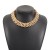 occidental style  exaggerating chain width necklace personality samll brief bracelet set