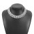 occidental style  exaggerating chain width necklace personality samll brief bracelet set