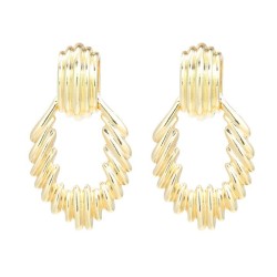 trend Alloy earrings exaggerating Earring lady occidental style Metal wind win..