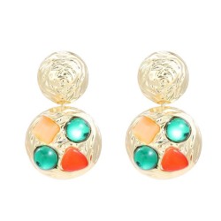 medium style earrings multilayer Round Alloy Earring woman Bohemia exaggeratin..