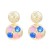 medium style earrings multilayer Round Alloy Earring woman Bohemia exaggerating occidental styleearrings