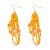  occidental style earrings resin beads lady Bohemia ethnic style tassel samll style