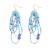  occidental style earrings resin beads lady Bohemia ethnic style tassel samll style