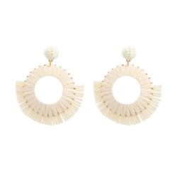  new occidental style exaggerating earrings lady cirque sector Bohemiaearrings