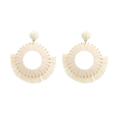 new occidental style exaggerating earrings lady cirque sector Bohemiaearrings