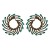 UR creative exaggerating big earrings woman personality brief retro fashion all-Purpose ear stud