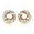 UR creative exaggerating big earrings woman personality brief retro fashion all-Purpose ear stud