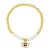  enamel eyes pendant bracelet bronzek gold beadsbrm