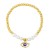  enamel eyes pendant bracelet bronzek gold beadsbrm