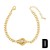occidental style exaggerating punk leopard bracelet samll embed zircon gilded braceletbrm