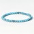 retro turquoise bracelet man womanmm elasticity rope stone