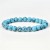 retro turquoise bracelet man womanmm elasticity rope stone