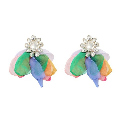  occidental style earrings flowers Earring woman trendins wind elegant temperament retroearrings