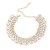  multilayer Round glass diamond occidental style necklace exaggerating fully-jewelled lady banquet bride