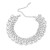  multilayer Round glass diamond occidental style necklace exaggerating fully-jewelled lady banquet bride