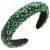 Headband retro fully-jewelled high Headband woman temperament fashion high velvet