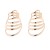 occidental style personality exaggerating Alloy earrings multilayer cirque ear stud